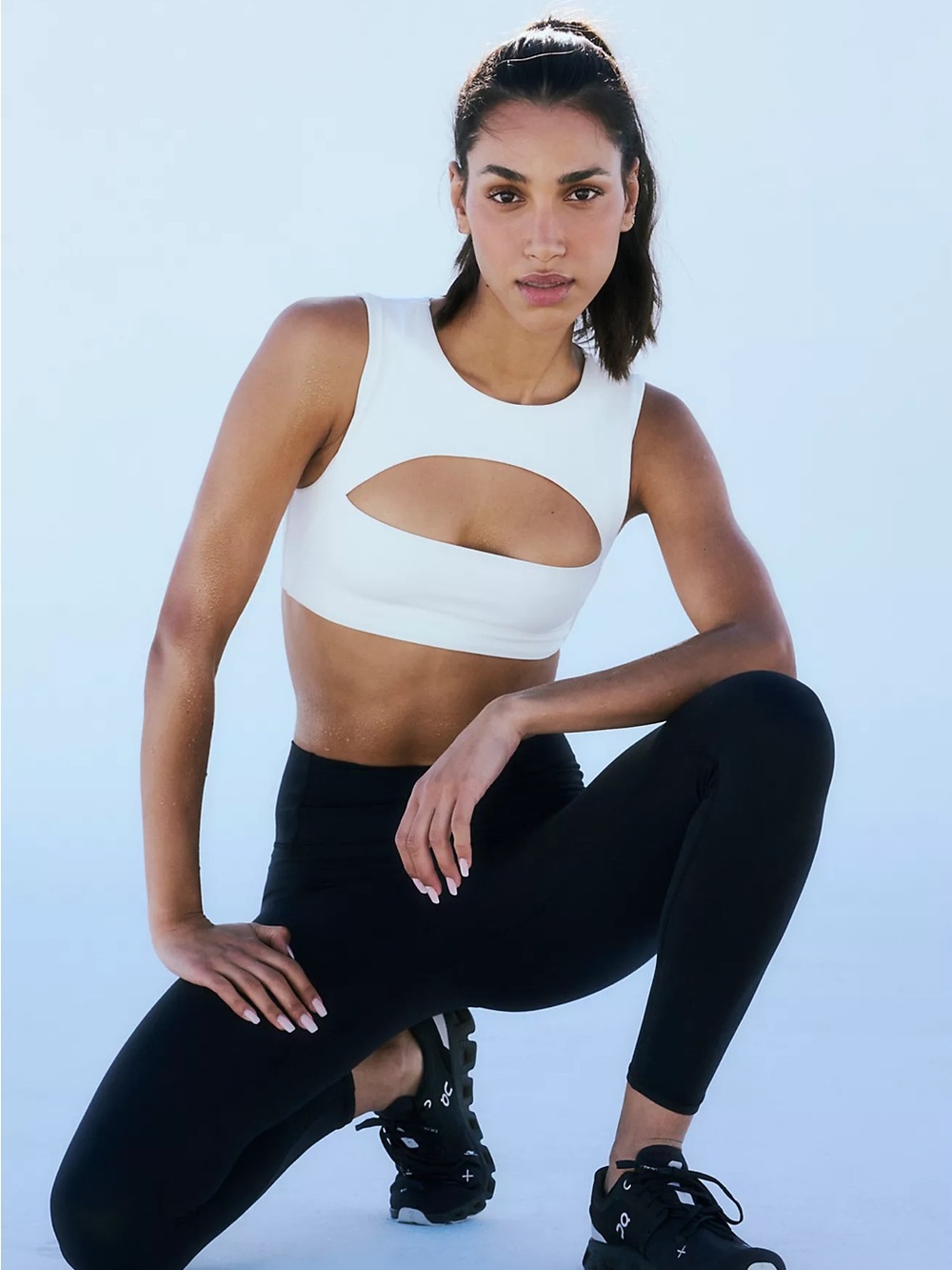 FP Movement by Free People GREEN Cutout Sports Bra XL/TG